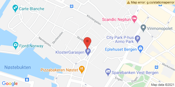 Map displaying event location