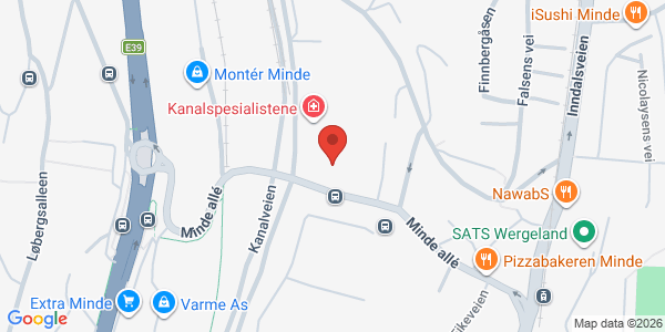 Kart som viser hvor arrangementet foregår