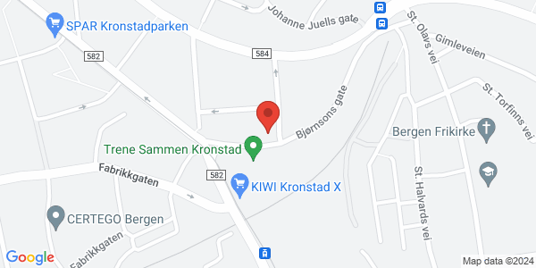 Map displaying event location