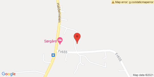 Map displaying event location