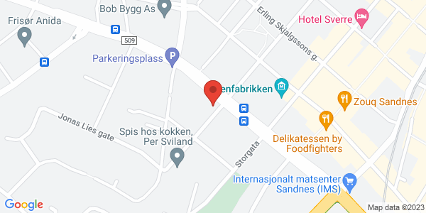 Map displaying event location