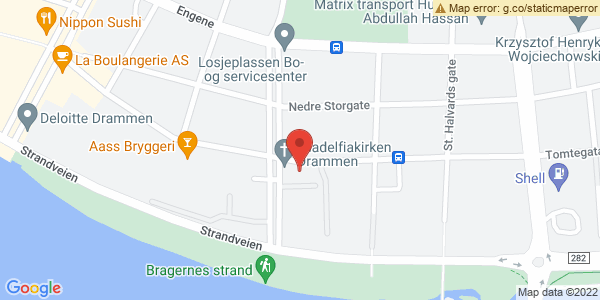 Map displaying event location