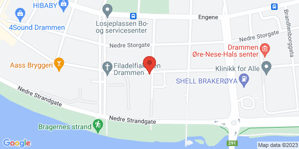 Kart som viser hvor arrangementet foregår
