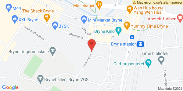 Map displaying event location