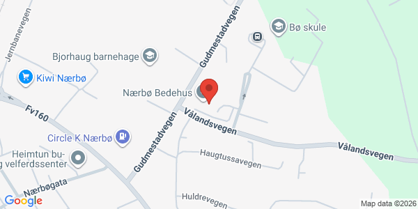 Map displaying event location