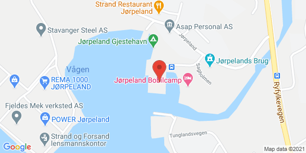 Map displaying event location