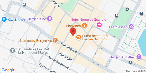 Map displaying event location