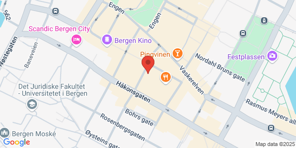 Map displaying event location