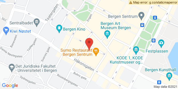 Map displaying event location
