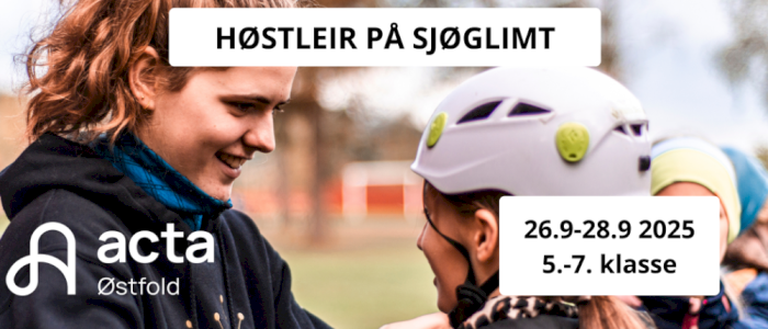 Høstleir 5.-7.klasse Sjøglimt