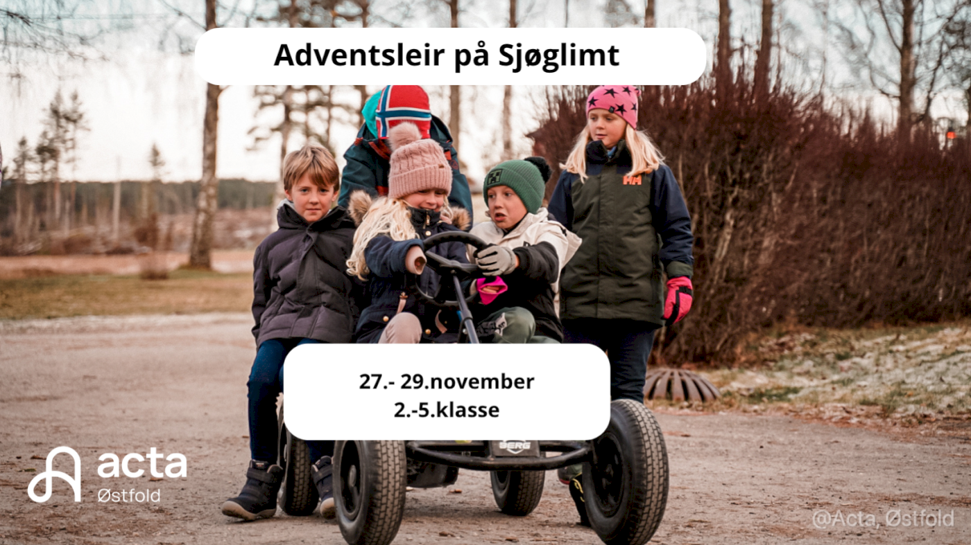 Adventsleir 2.-5. klasse på Sjøglimt