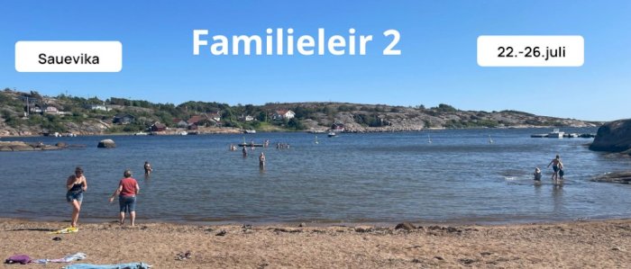 Familieleir 2 - 2024 på Sauevika