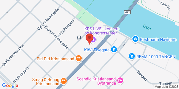 Map displaying event location