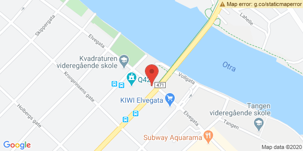 Map displaying event location