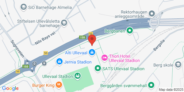 Map displaying event location