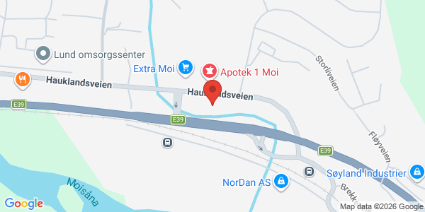 Kart som viser hvor arrangementet foregår