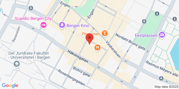 Map displaying event location