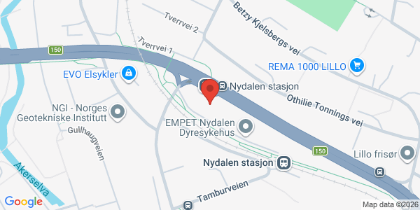 Map displaying event location