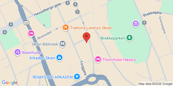 Map displaying event location