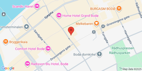 Map displaying event location