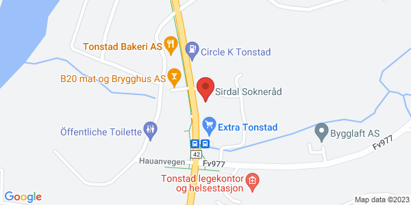 Kart som viser hvor arrangementet foregår