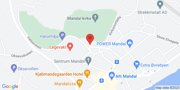 Map displaying event location
