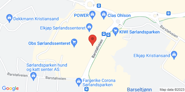Map displaying event location