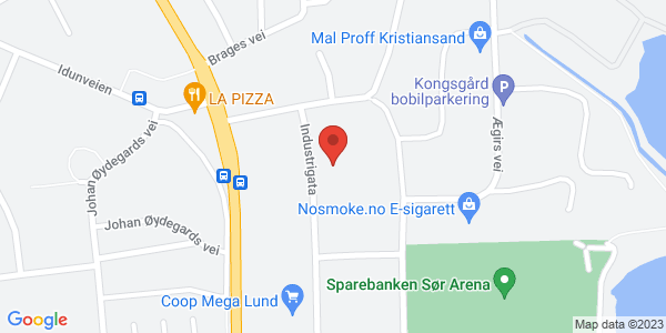Map displaying event location