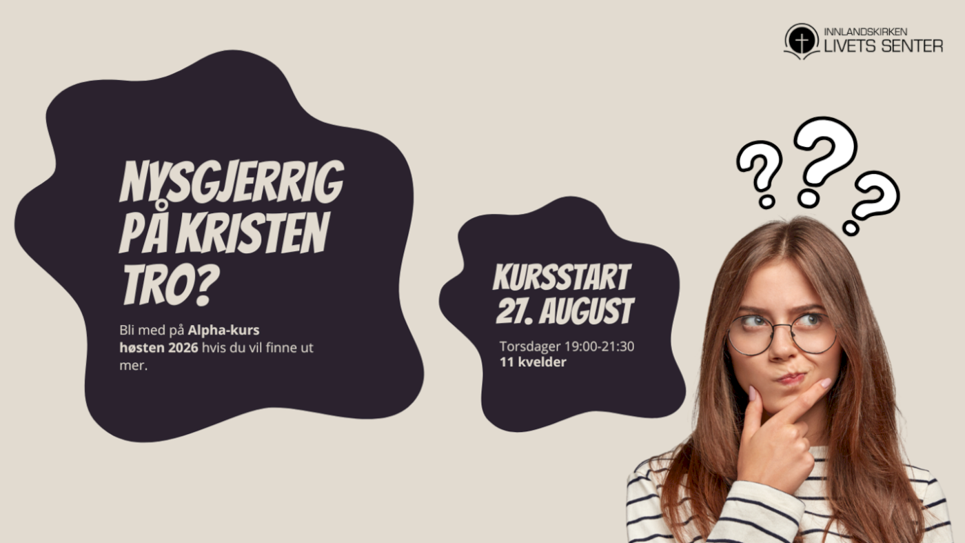 Alpha-kurs høsten 2026