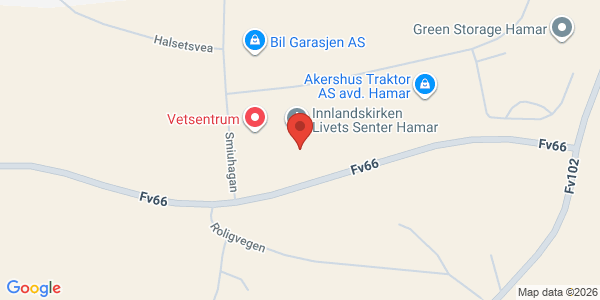 Kart som viser hvor arrangementet foregår