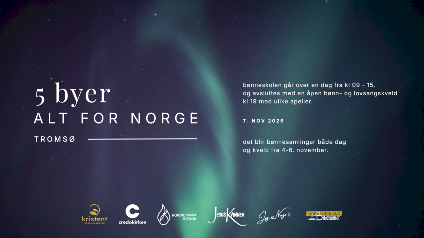 5 BYER - alt for Norge  |  Tromsø 07.11.2026