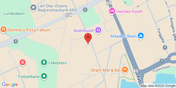 Map displaying event location