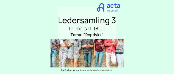 Ledersamling 3 på Bø bedehus