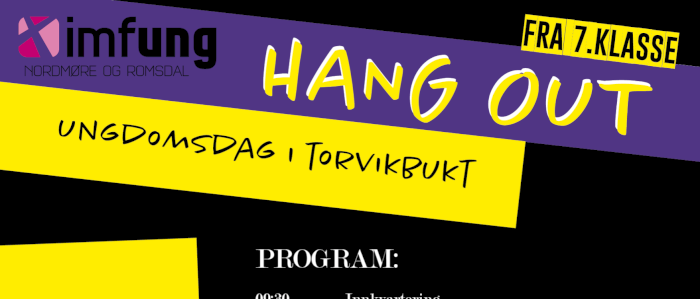 "Hang out" Torvikbukt - mini ungdomsleir fra 7. kl og oppover