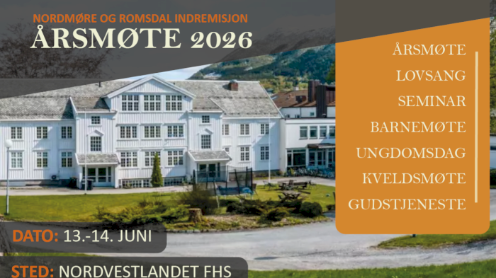Årsmøtehelg Nordmøre og Romsdal Indremisjon