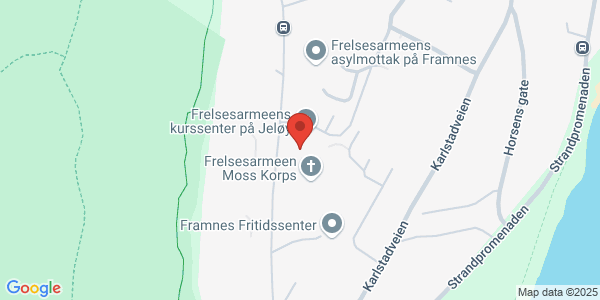 Map displaying event location