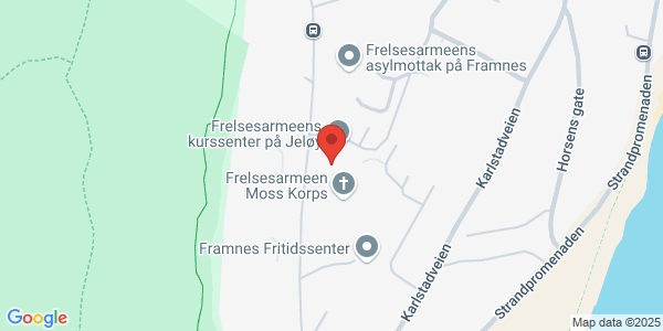 Map displaying event location