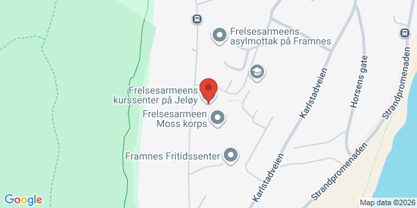 Map displaying event location