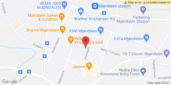 Map displaying event location