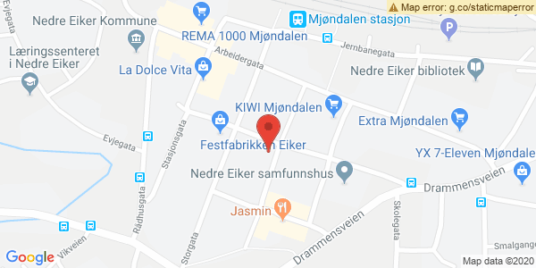 Map displaying event location