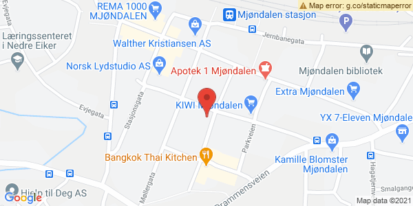 Map displaying event location