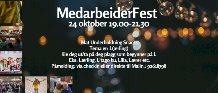 Medarbeiderfest i Skien misjonskirke 2024