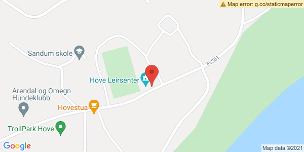 Map displaying event location