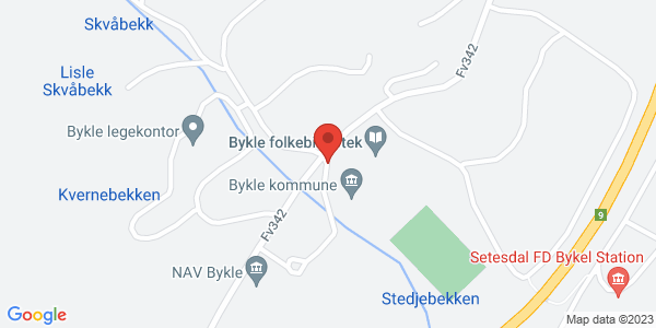 Map displaying event location