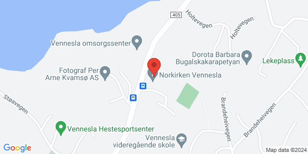 Kart som viser hvor arrangementet foregår