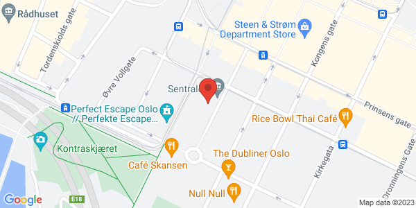 Map displaying event location