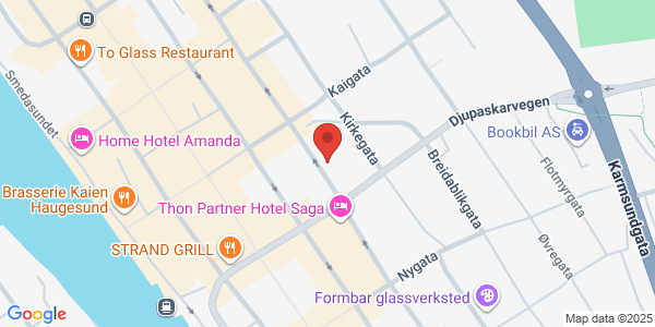 Map displaying event location