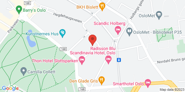 Map displaying event location