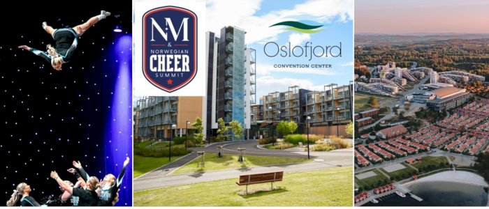 Publikum - NM & Norwegian Cheer Summit - overnatting med frokost