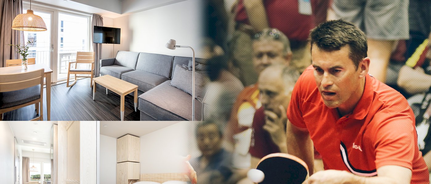 European Veterans Table Tennis - Accommodation and catering